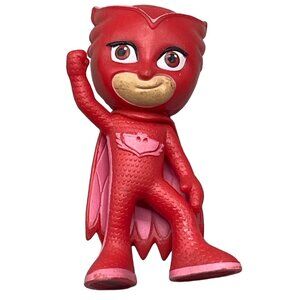 PJ Masks Owlett Red Action Figure 3.25" Cake Topper READ